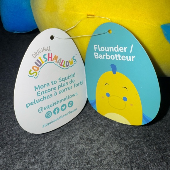 NWT Disney Flounder Squishmellow - Picture 6 of 6